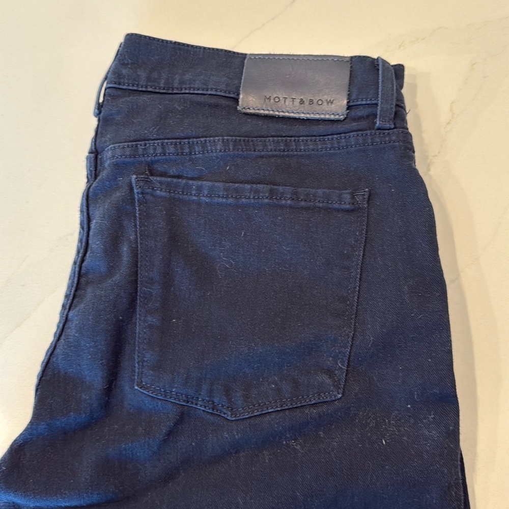 Mott & Bow Men's Dark Blue Straight Jeans